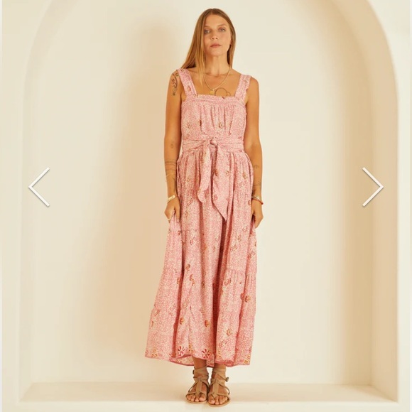 NWT Natalie Martin Silk Jasmine Maxi Dress - Picture 3 of 7